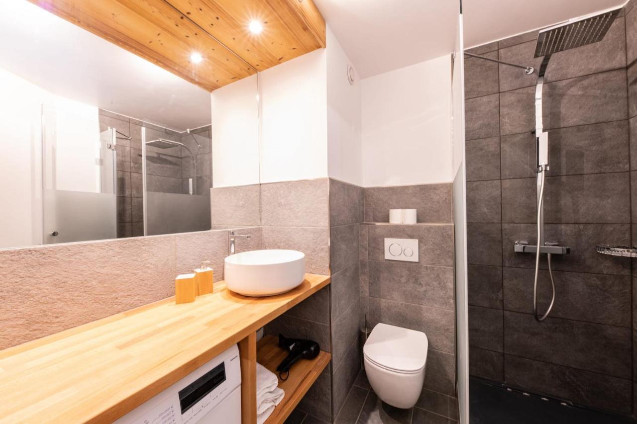 Nice Apt With Mountain View At The Foot Of Slopes Chamonix Exterior foto